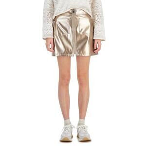 Tinseltown Metallic Mini Skirt | Champagne Gold | XS NWT
